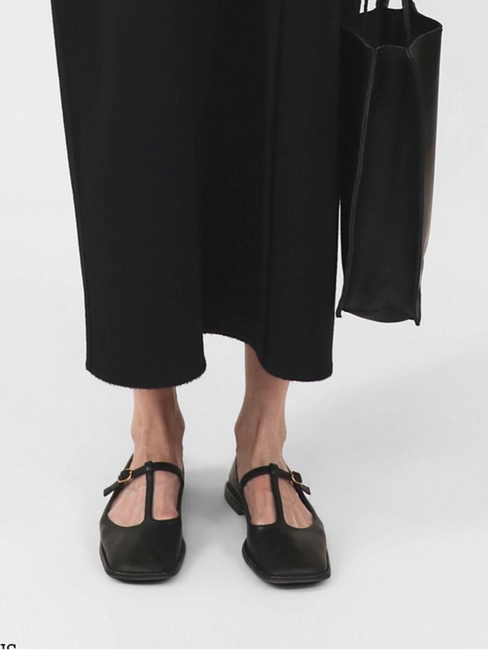The row T-Strap Square Toe Mary janes